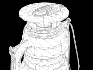 oil lanterns pbr 3D Model