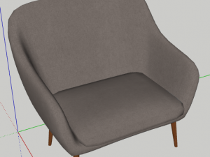 silla de club 3D 模型