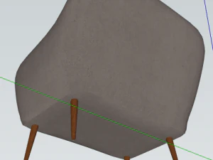 silla de club 3D Model