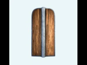 pavese shield 3D Model