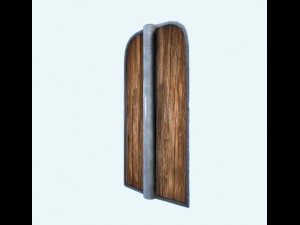 pavese shield 3D Modell