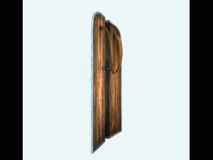 pavese shield 3D Model