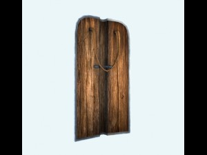 pavese shield 3D Modell