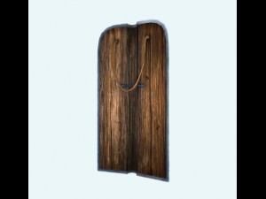 pavese shield 3D Modell