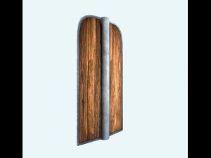 pavese shield 3D Modell