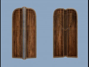 pavese shield 3D Modell