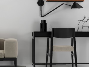 simple style sofa 3D 模型