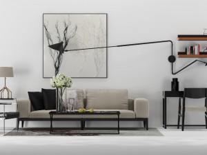 simple style sofa 3D 模型