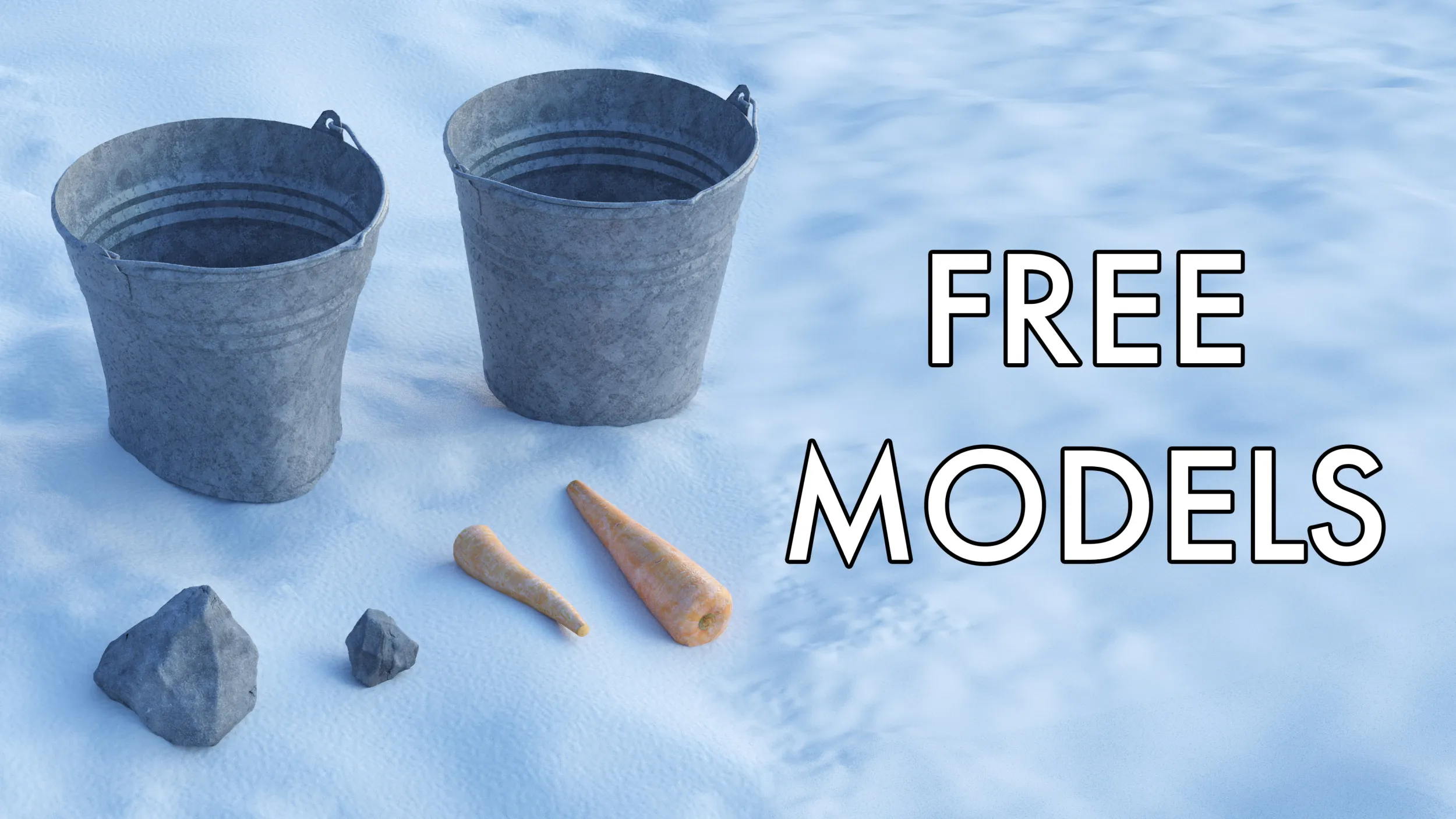 Free PBR Props 3D Model .c4d .max .obj .3ds .fbx .stl .blend 