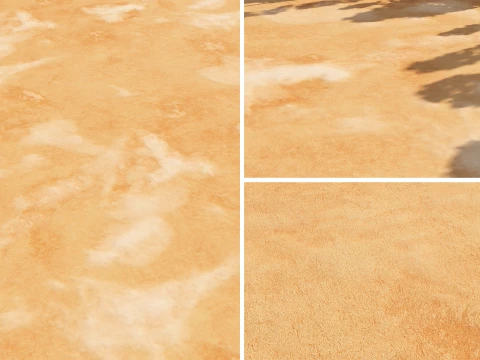 Seamless Sandy Ground PBR Material - 15K CG Textures