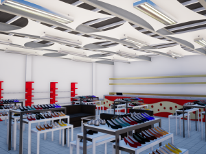 clothing store 3D 모델