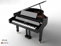 Roland Grand Piano 3D Model