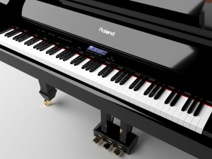 roland grand piano 3D 모델