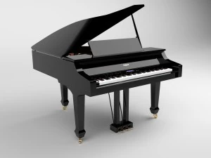 pianoforte a coda roland Modello 3D