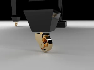 pianoforte a coda roland Modello 3D