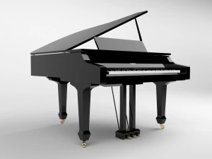 pianoforte a coda roland Modello 3D