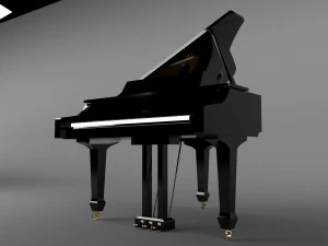 pianoforte a coda roland Modello 3D