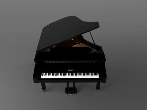 pianoforte a coda roland Modello 3D