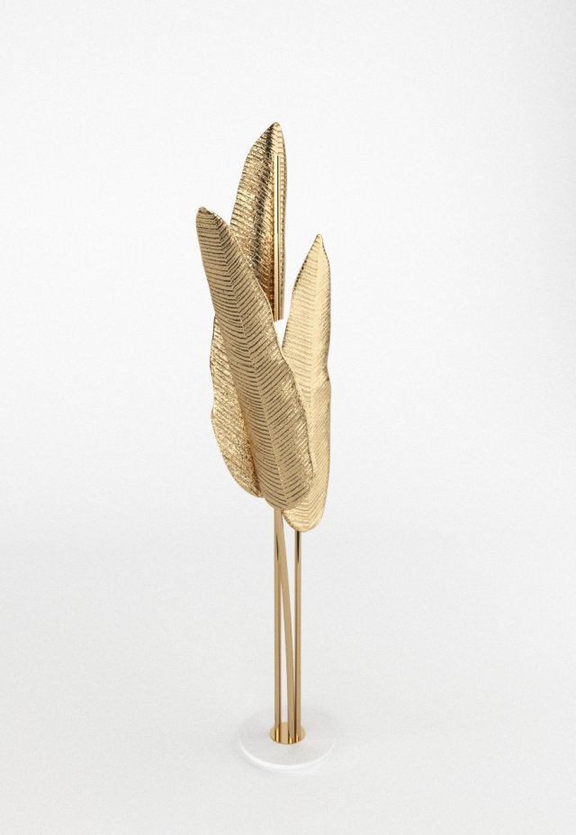Banana leaf floor lamp sale