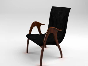 मालटेस्टा और मेसन द्वारा मूर्तिकला कुर्सी 3D मॉडल