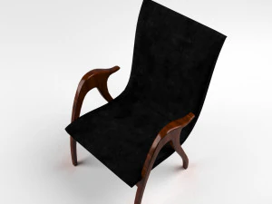 sculptural armchair by malatesta and mason 3D Model
