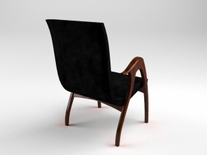 sculptural armchair by malatesta and mason 3D मॉडल