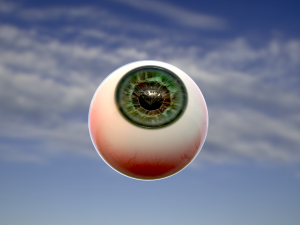human eye photorealistic game ready low-poly 3D Model
