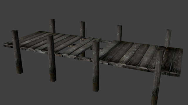 dock 3D Model .c4d .max .obj .3ds .fbx .stl .blend 