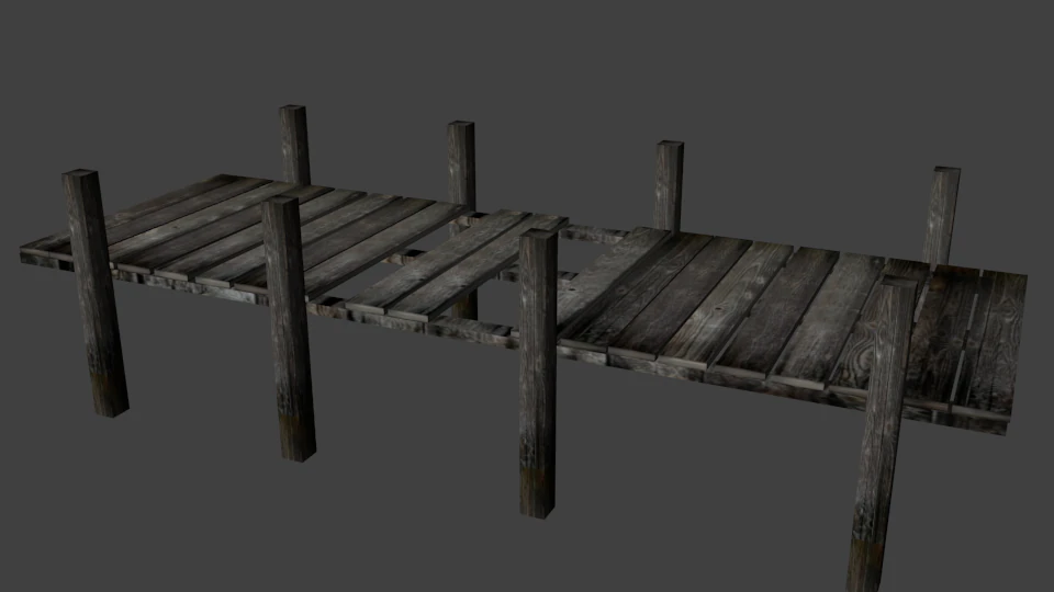 dock 3D Model .c4d .max .obj .3ds .fbx .stl .blend 