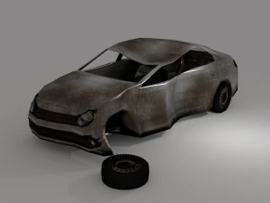 damaged car 3D Model