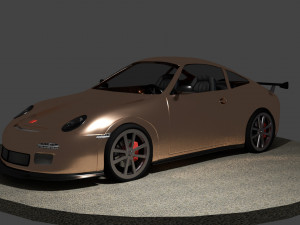 porsche car 3D मॉडल