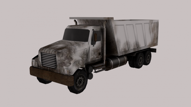 truck 3D Модель .c4d .max .obj .3ds .fbx .stl .blend