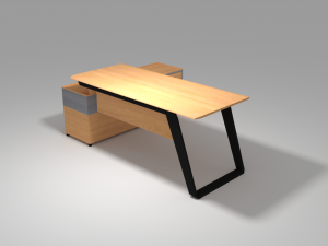 executive desk 3D Model