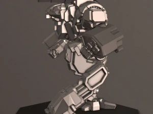 robot mechwarrior bas-prime 4 3D Print Model