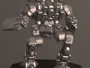 robot mechwarrior bas-prime 4 3D Print Model