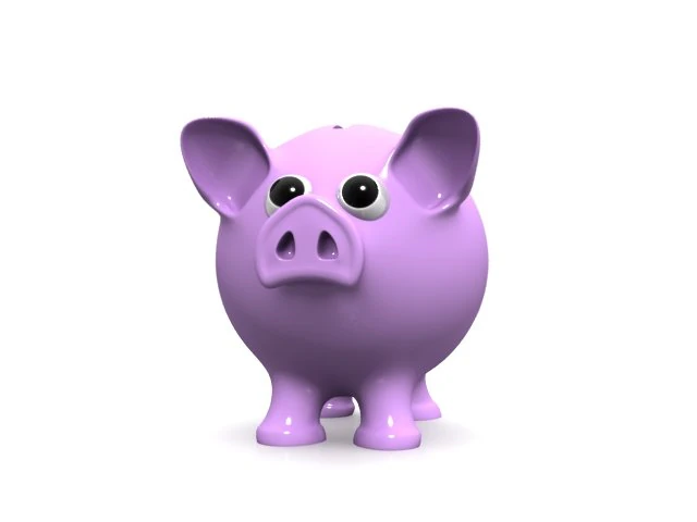 piggy bank 3D Model .c4d .max .obj .3ds .fbx .stl .blend
