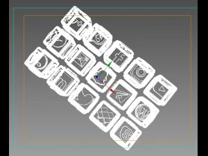 пакет значків 3D Модель