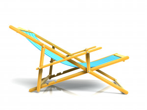 wooden chair 3D-Modell