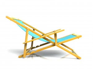 cadeira de madeira Modelo 3D