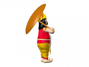 King Mahabali 3D Modell