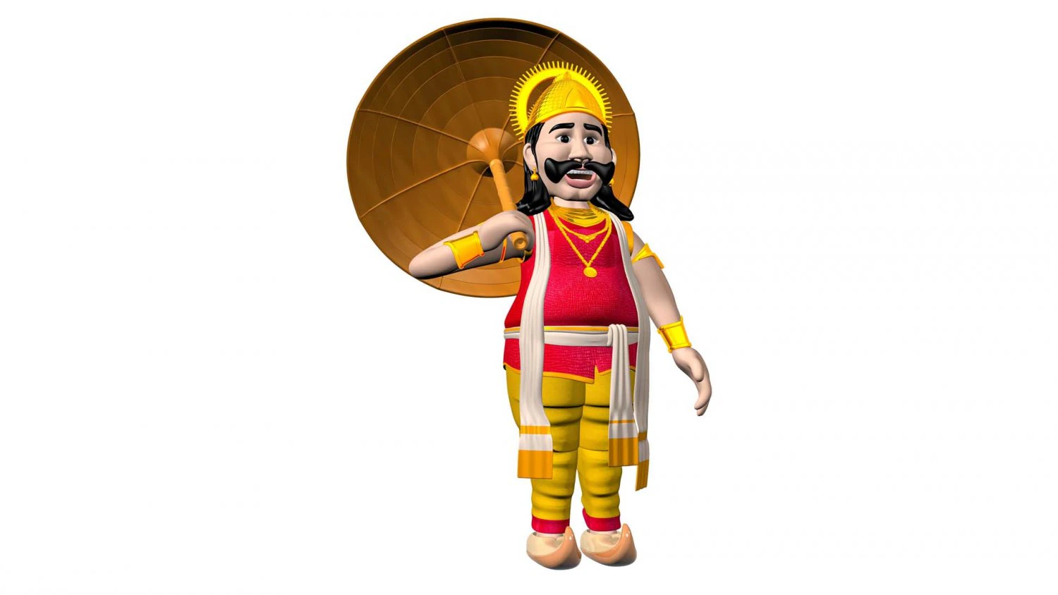 King Mahabali 3D Model .c4d .max .obj .3ds .fbx .stl .blend 
