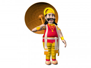 King Mahabali 3D Модель