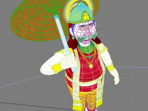King Mahabali 3D Modell
