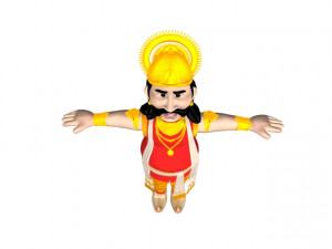 King Mahabali 3D Model
