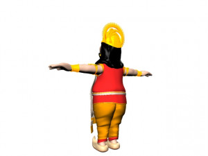 King Mahabali 3D Model