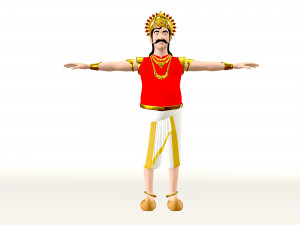 Mahabali 3D-Modell