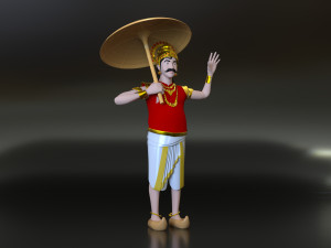 King mahabali Model 3D