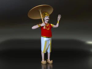King mahabali 3D Model