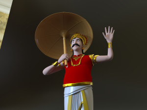 King mahabali Model 3D
