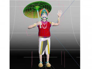 King mahabali 3D Model